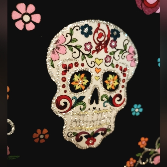 Dia de la Muerte fabric tote bag - Picture 3 of 6